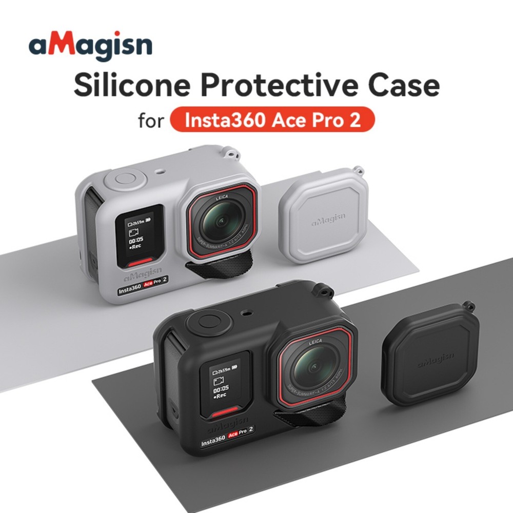 Silicone Protective Case for Insta 360 Ace Pro 2 All-round Protection