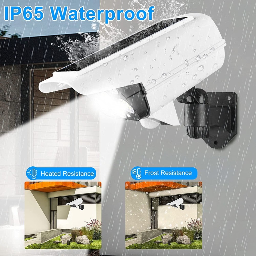 Solar Motion Sensor Wall Light Outdoor Garden Wireless 77 LED Security Spotlight