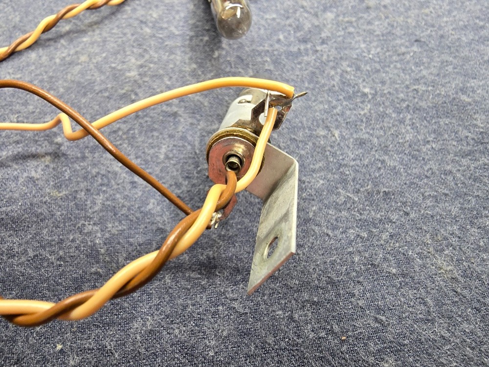 Heathkit HW 100 Radio Transceiver Parts - 2 Back Light Dial Lamp Assemblies