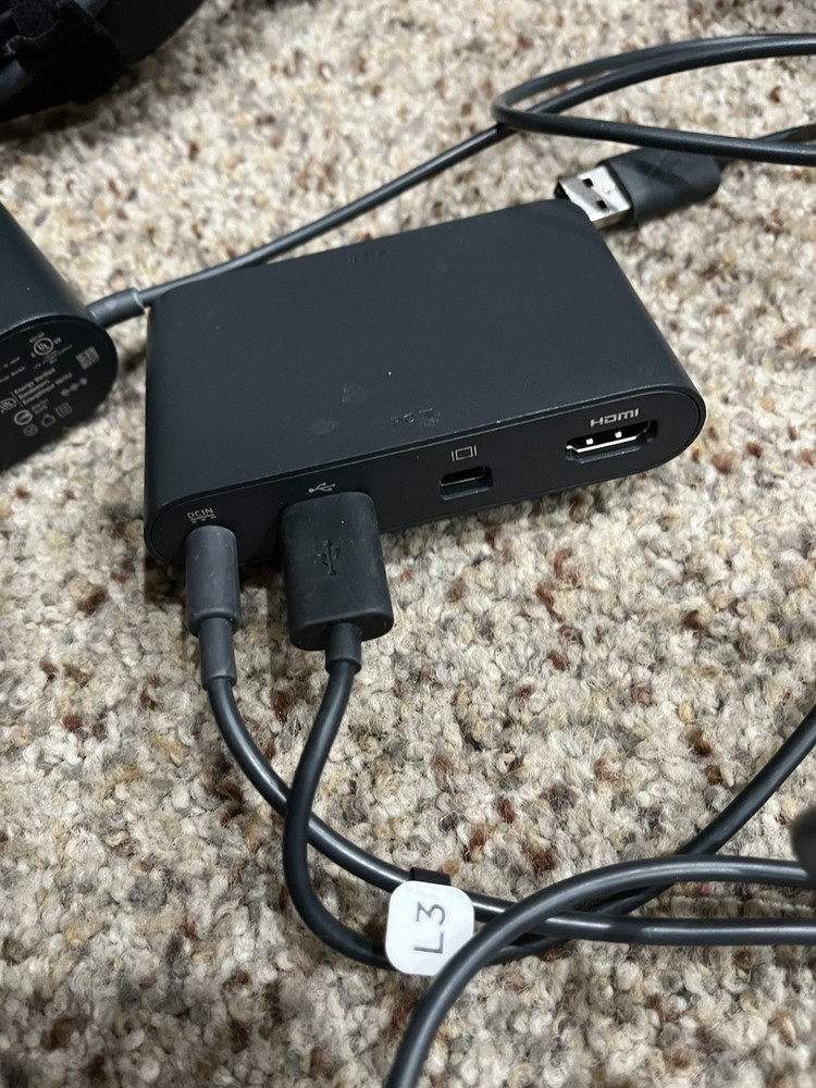 HTC Vive VR Headset + 2 Controllers + Hyperkin Hard Case - Good Condition!