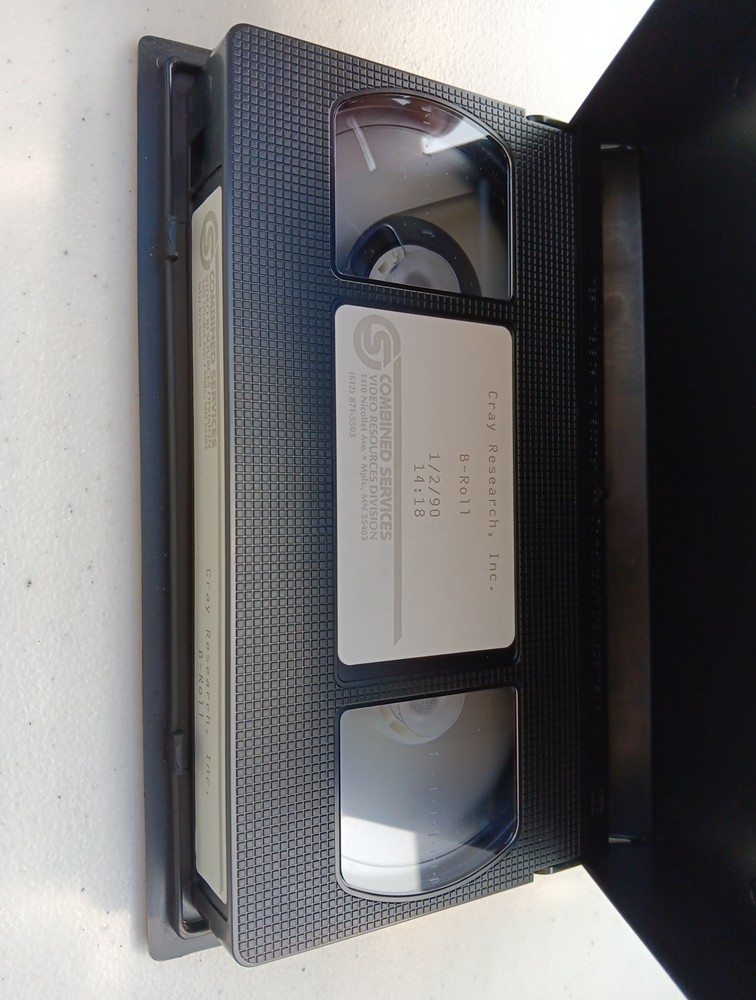 1990 Cray Research B Roll VHS Tape