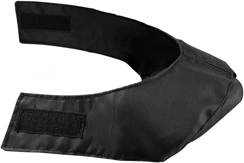 Adjustable Nylon Cat Muzzle - Anti-Biting Face Mask for Safe Grooming (Black S)