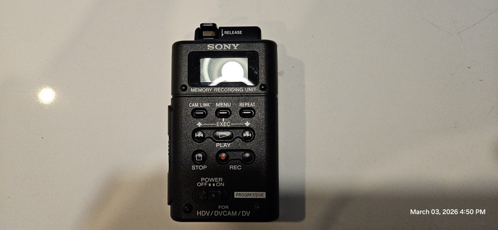 Sony HVRMRC1 Memory Recording Unit