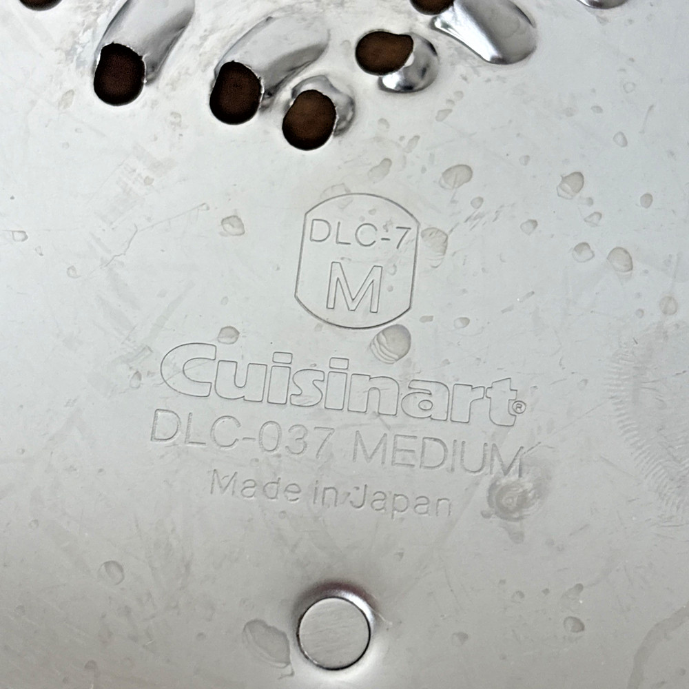 Cuisinart Food Processor's Disc DLC-037 Medium + DLC-044 Grater Shredder Set