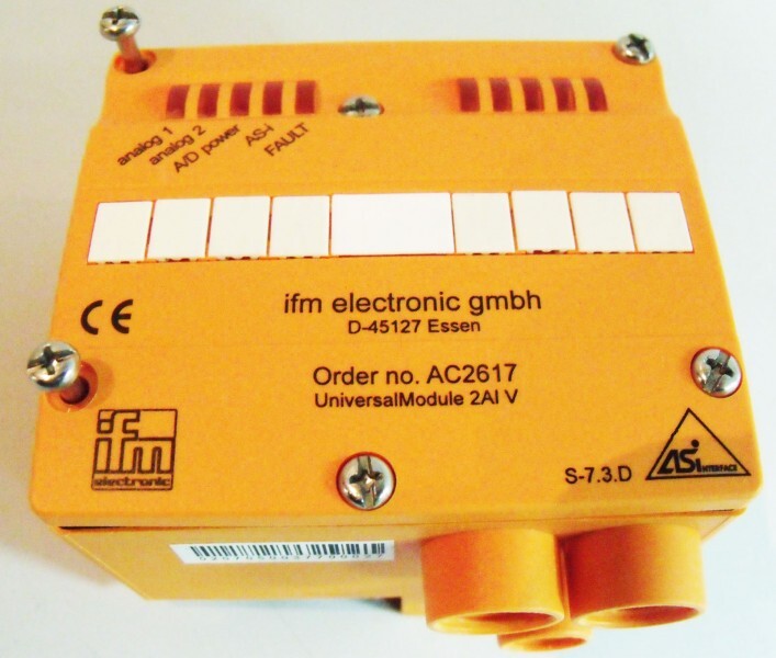 ifm AS interface module AC2671 universal modules 2AI (V) -unused/original packaging-
