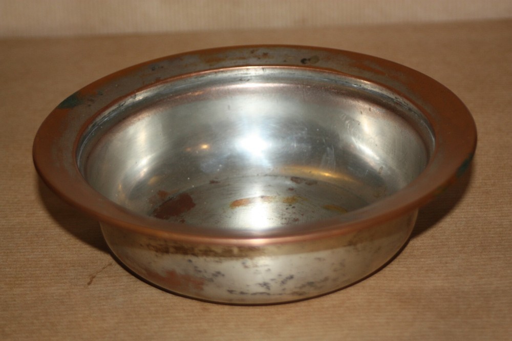 EPNS Container With Lid - Height 11 cm, Diameter - 16 cm - Vintage Collectable