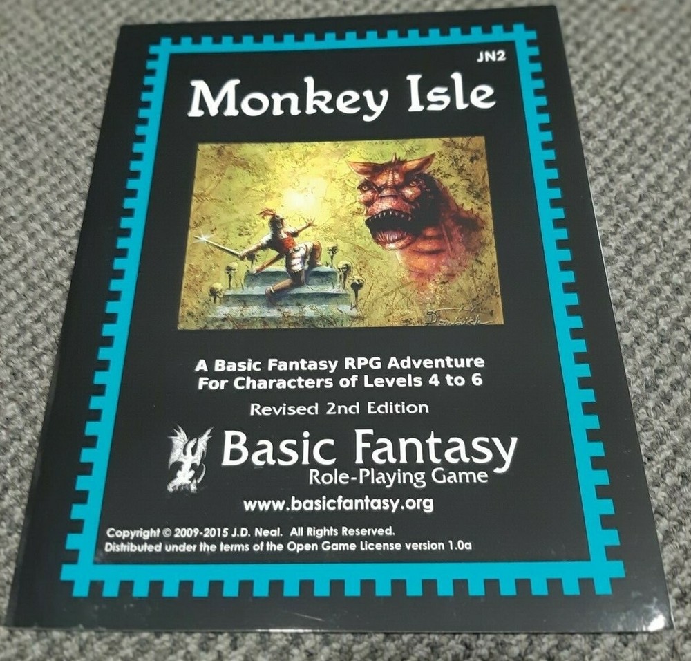 Monkey Isle - Basic Fantasy JN2  / Dungeons & Dragons / OSR