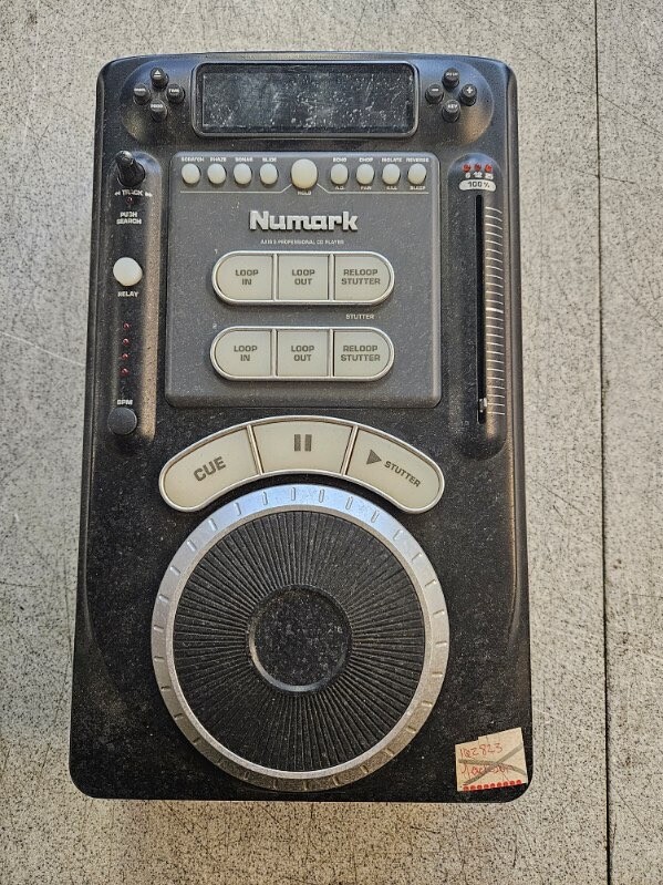 Numark Axis 9 Professional CD Player Sold For Parts