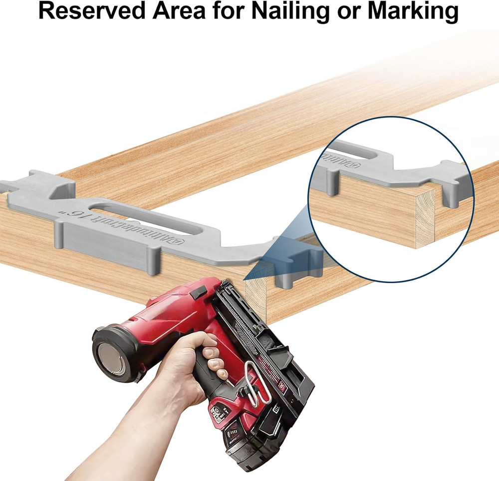 Framing Tools - 16″ Framing Stud Layout Tool, Stud Framing Jig for 16 Inch On-Ce