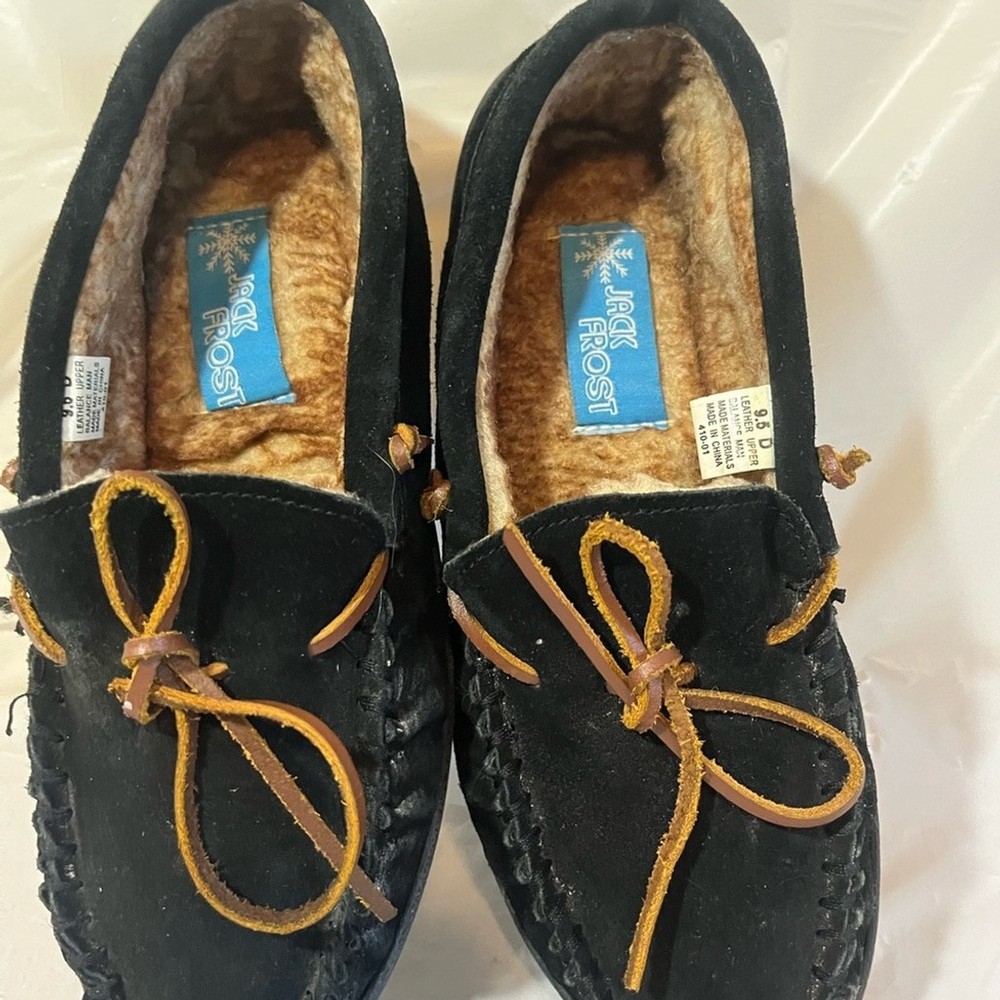 Jack Frost suede slipper size 9.5 shearling style