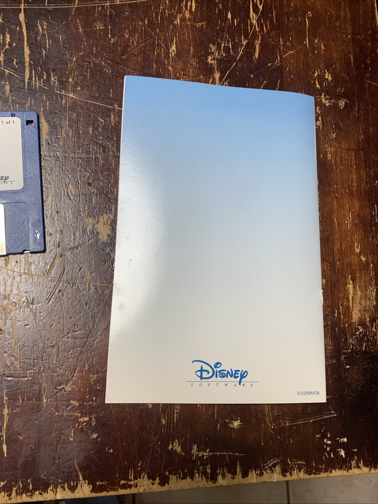 Disney Mickey’s Memory Challenge Vintage Computer 3.5” Game Disk -IBM, PC, Tandy