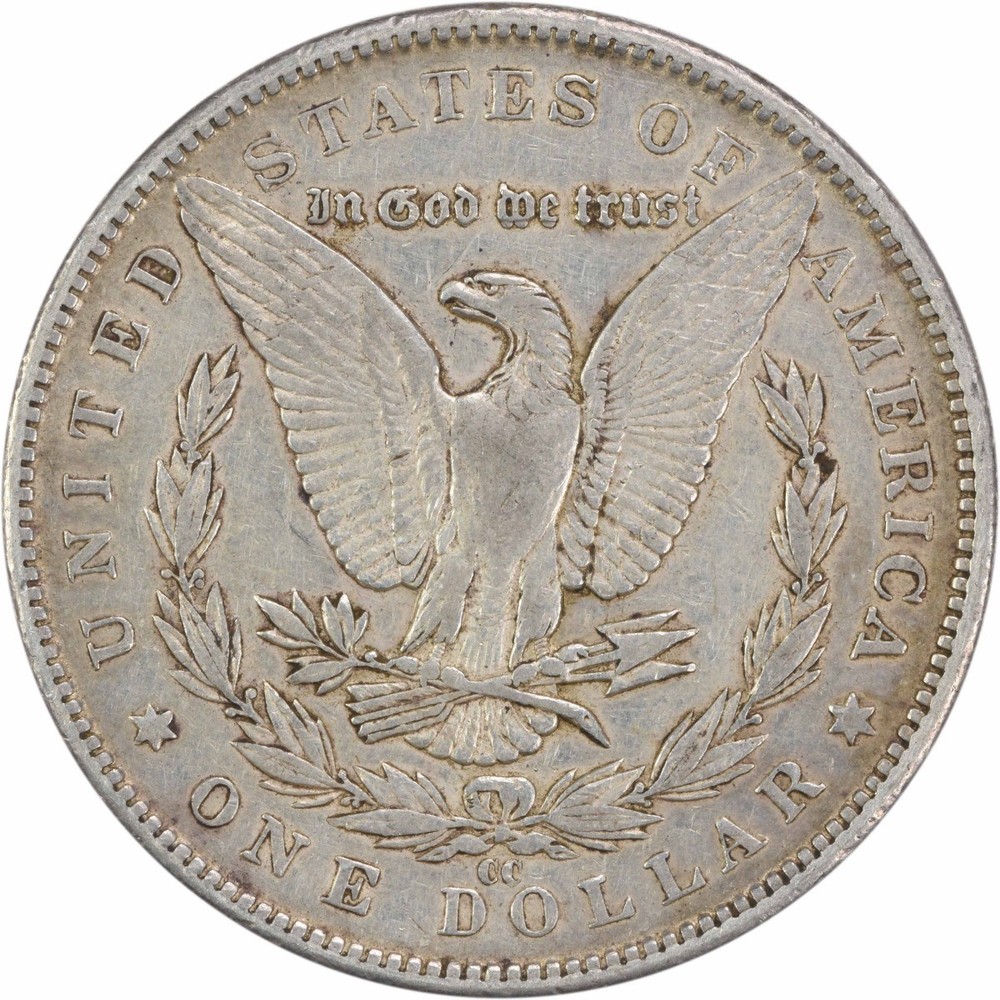 1890-CC Morgan Silver Dollar EF Uncertified #203