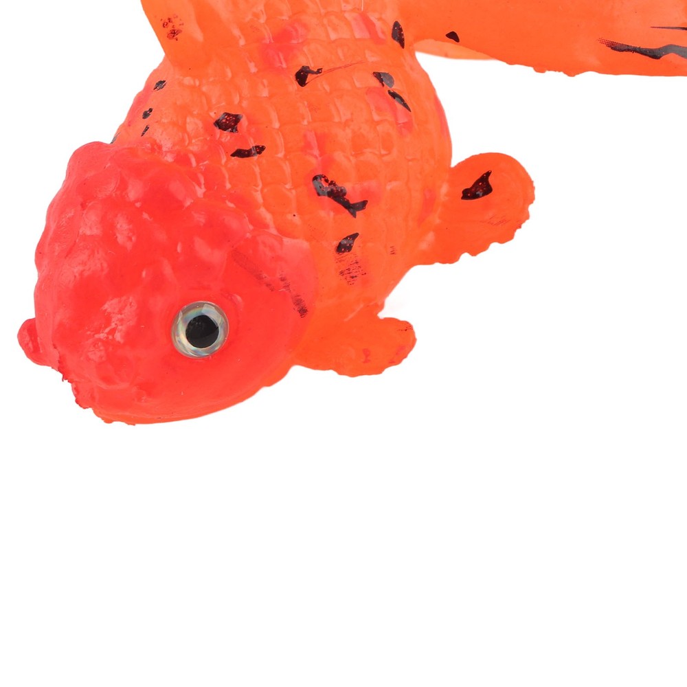 Artificial Fish Glowing Effect Silicone Simulation Gold Fish For Fish Bowl