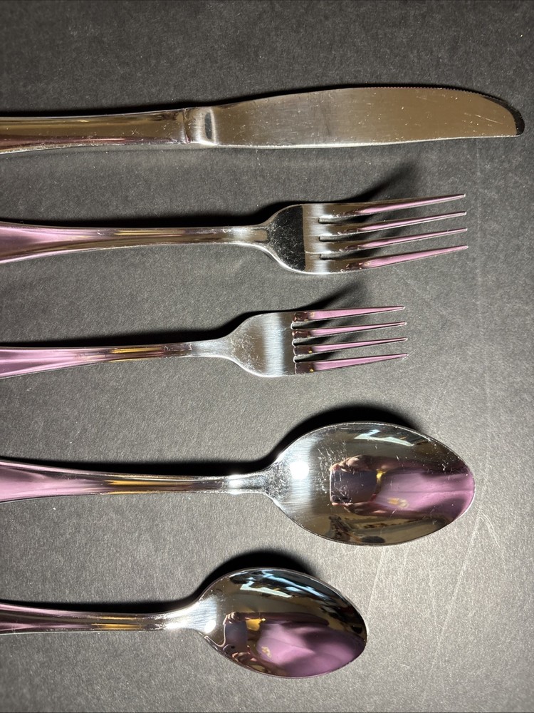 Godinger 18/10 Stainless Flatware Pattern Karina 5 Piece Setting New Display