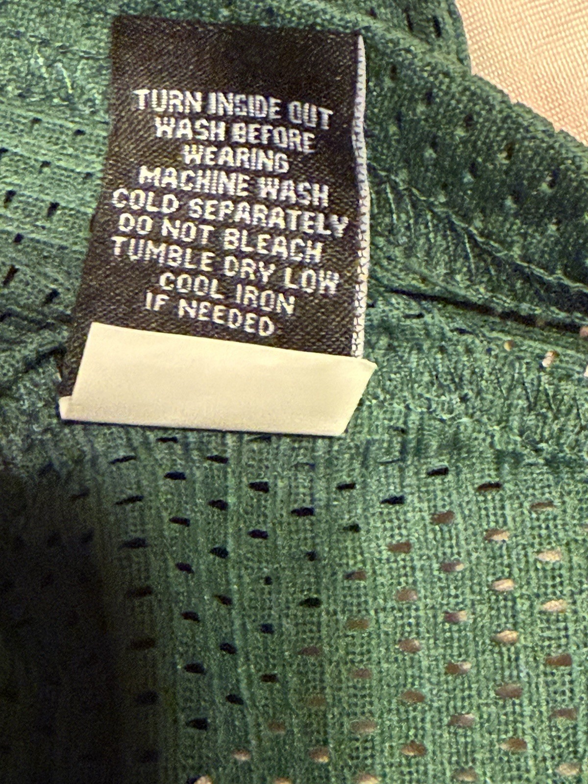 RSQ Football Jersey Men’s Size L, Green With White Numbers NWT