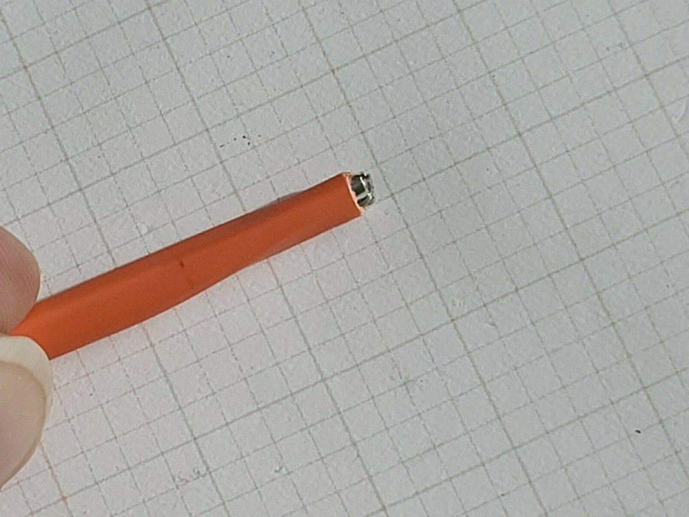 Windy City 0520034 18/1P Low Cap Temperature Control Cable Plenum Orange /50ft