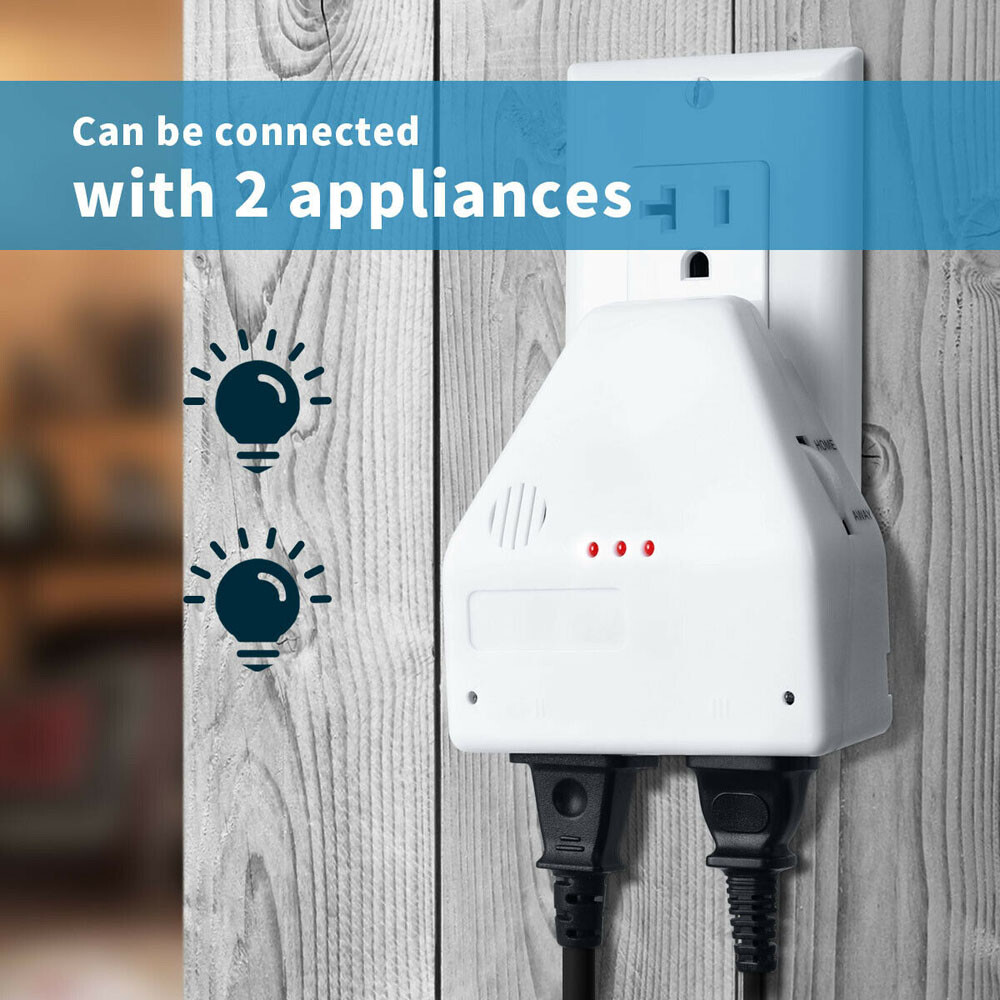 Clapper Sound Activated Clap On/Off Light Switch Wall Socket Outlet Adapter