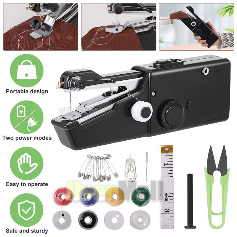 Handheld Sewing Machine, Mini Portable Electric Sewing Machine for Beginners DIY