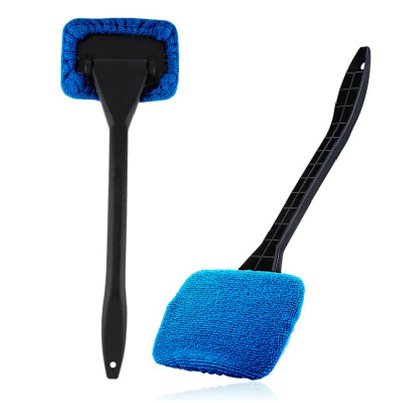 3 Pack Window Windshield Cleaning Tool Microfiber Car Wiper Cleaner Glass Brush