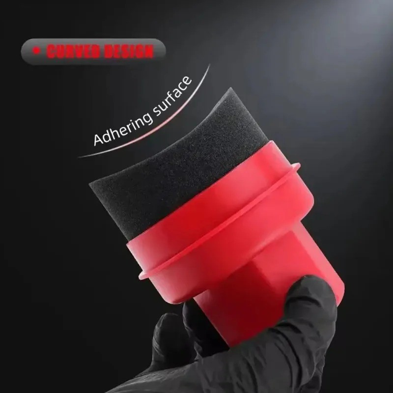 Tyre Dressing Applicator Perfect Shaped Detailing Tyre, Shine Sponge
