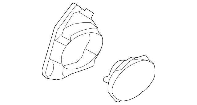 Genuine Ford Front Dr Speaker 8A5Z-18808-G