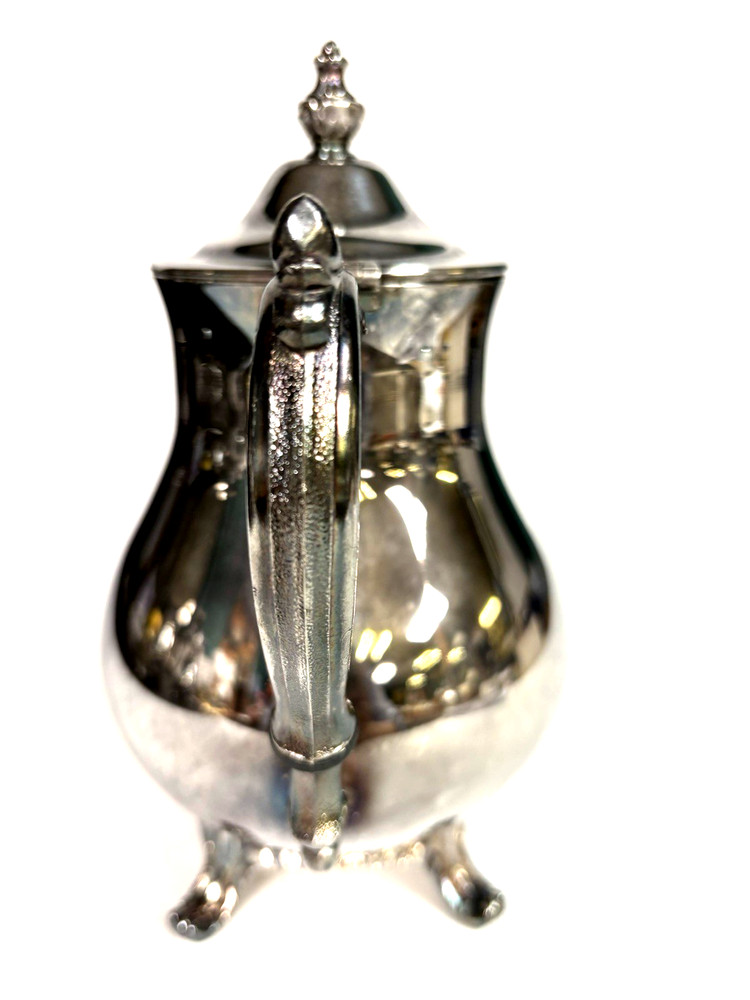 LS Co. Tea / Coffee Pot Silverplated 9" Tall