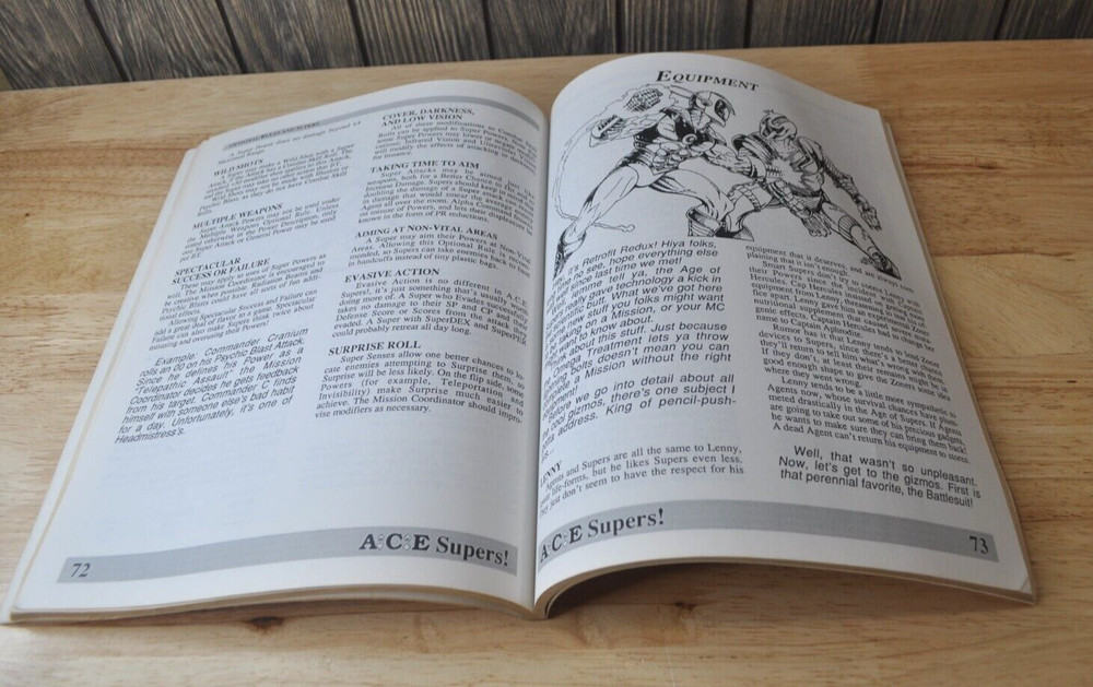 ACE Super-Agents Powers-Stellar Games Paperback Book *Pre-Owned*