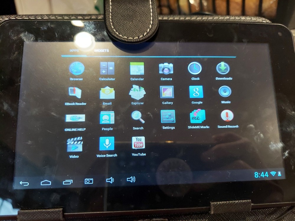 Proscan PLT7045K 7" Touchscreen Tablet Micro SD with Keyboard Pad READ