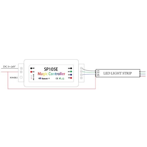 LED Magic Controller - App Controller + Bluetooth
