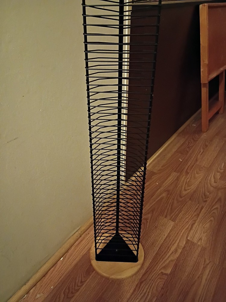 cd dvd storage shelf rack media tower