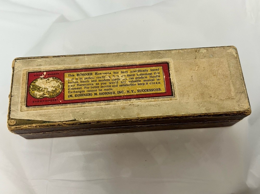 M. HOHNER THE CHROMONICA Chromatic Harmonica Key G with Original Box