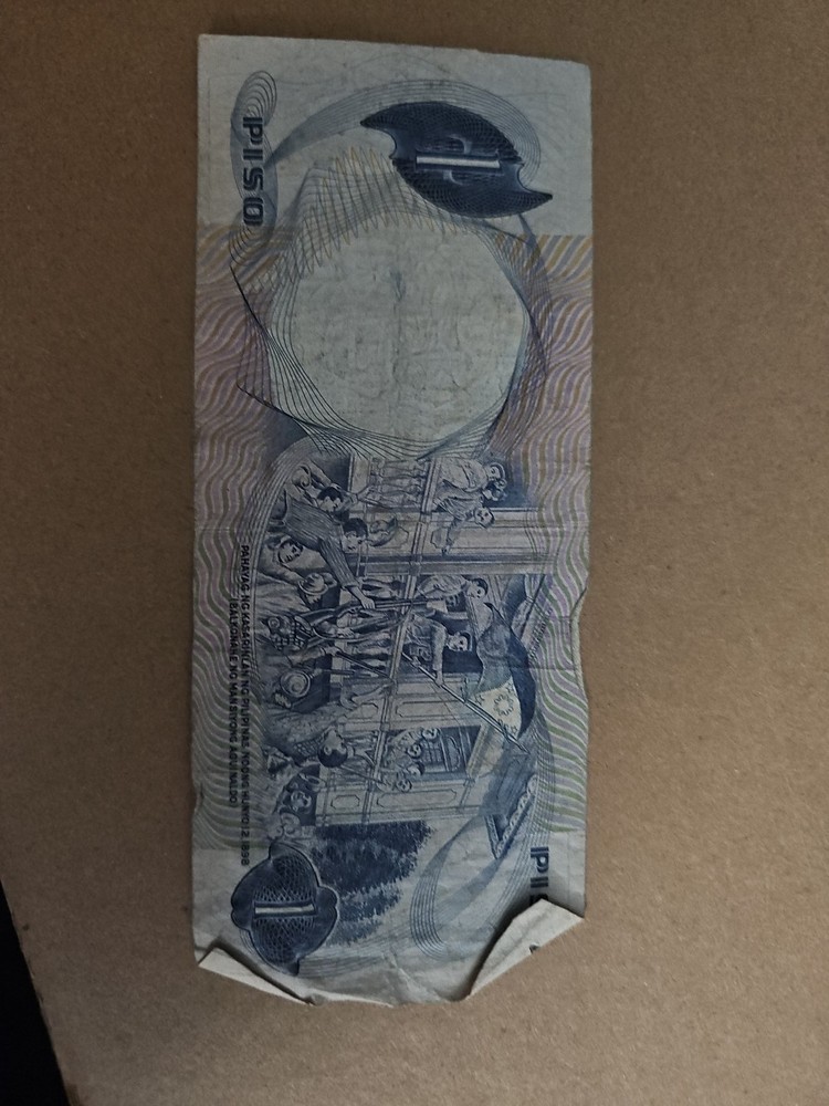 Philippines 1 Piso, 1949 BANGKO SENTRAL NOTE