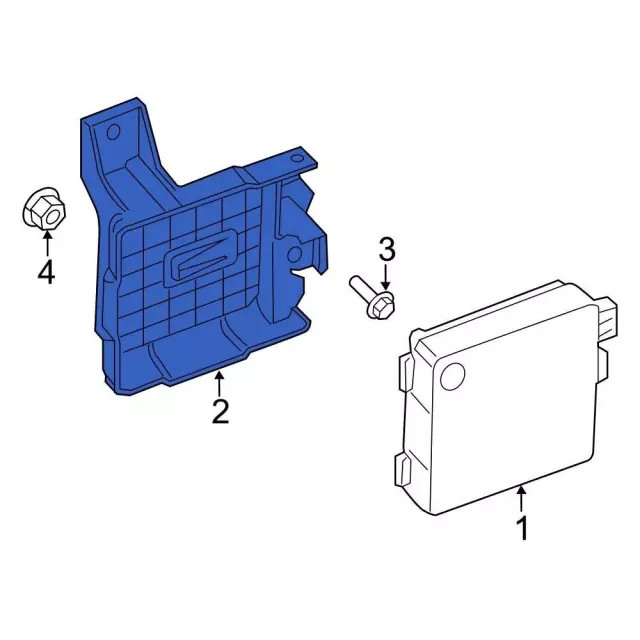 Genuine Ford Blind Spot Detection System Warning Sensor Bracket DA8Z-14D189-B