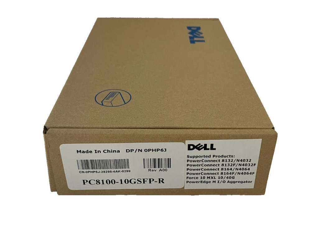 Dell 0PHP6J PC8100 10GB SFP+ Quad Port Network Module Open Box New