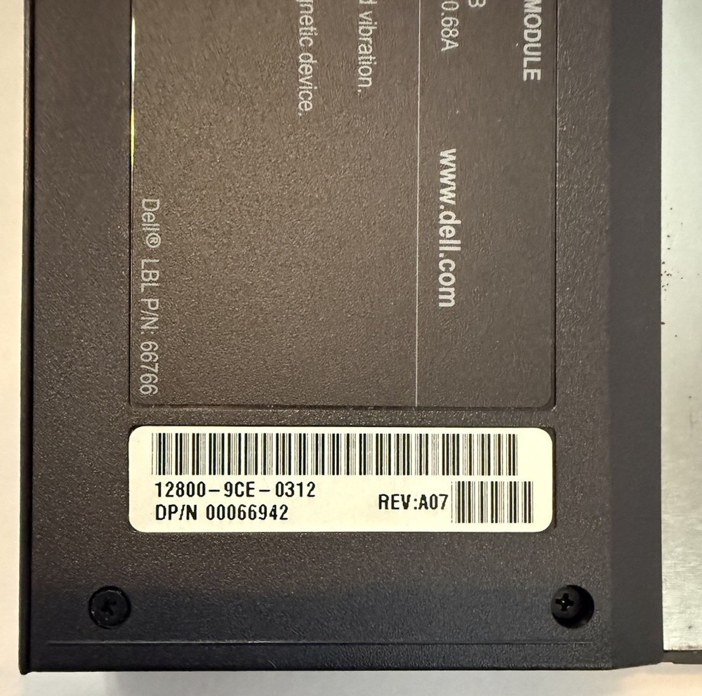 DELL Floppy Disk Drive Module Type 3.5 Inch, 1.44-MB,