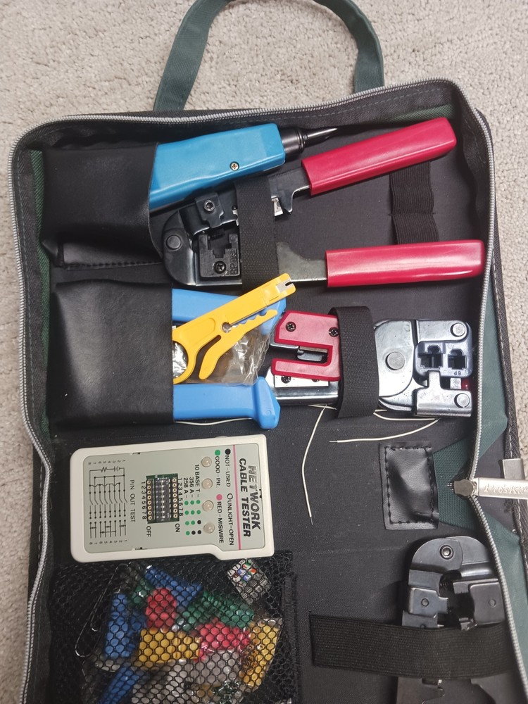 Pros Kit Lan Tester/ Tool Kit Lan Tester Case