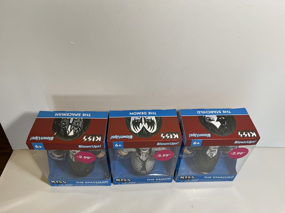 Blown Ups! KISS DRESS TO KILL Demon, Starchild & Spaceman
