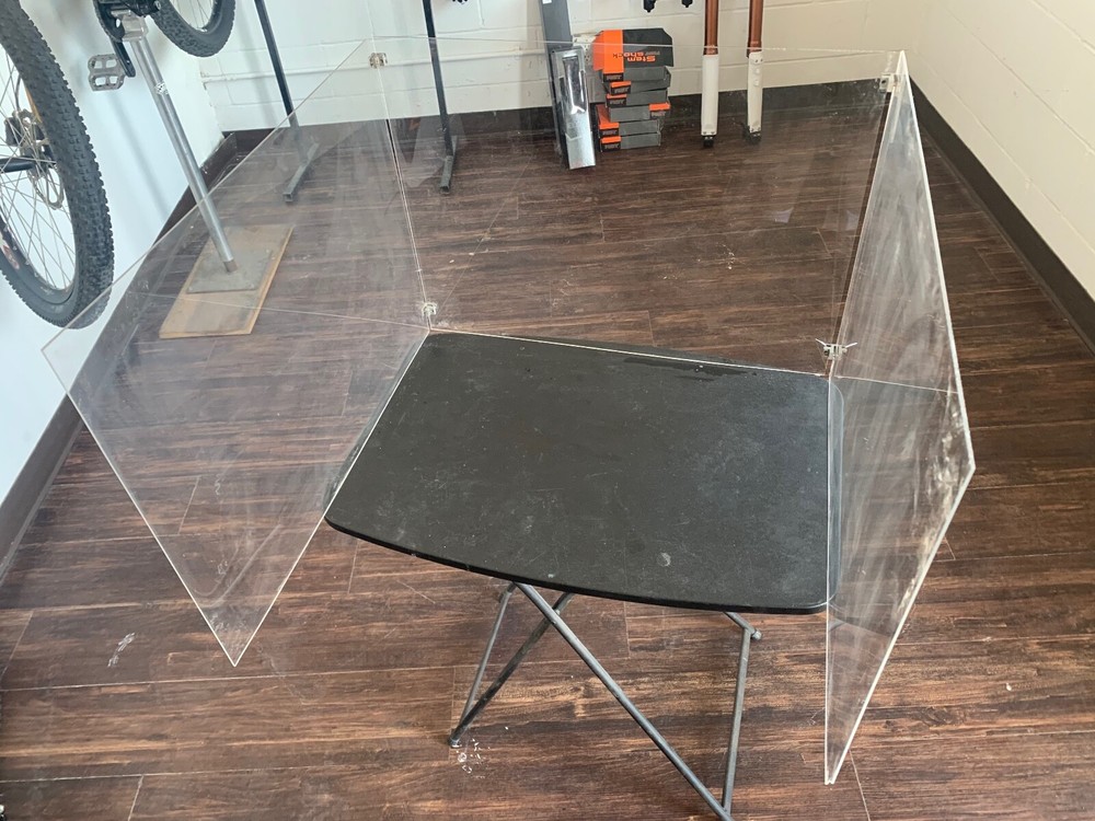 Sneeze Guard DIY Plexiglass Clamps 4 pieces