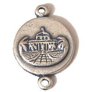 Saint Paul Basilica medal - Pewter (1.5cm-0.6" in diameter)
