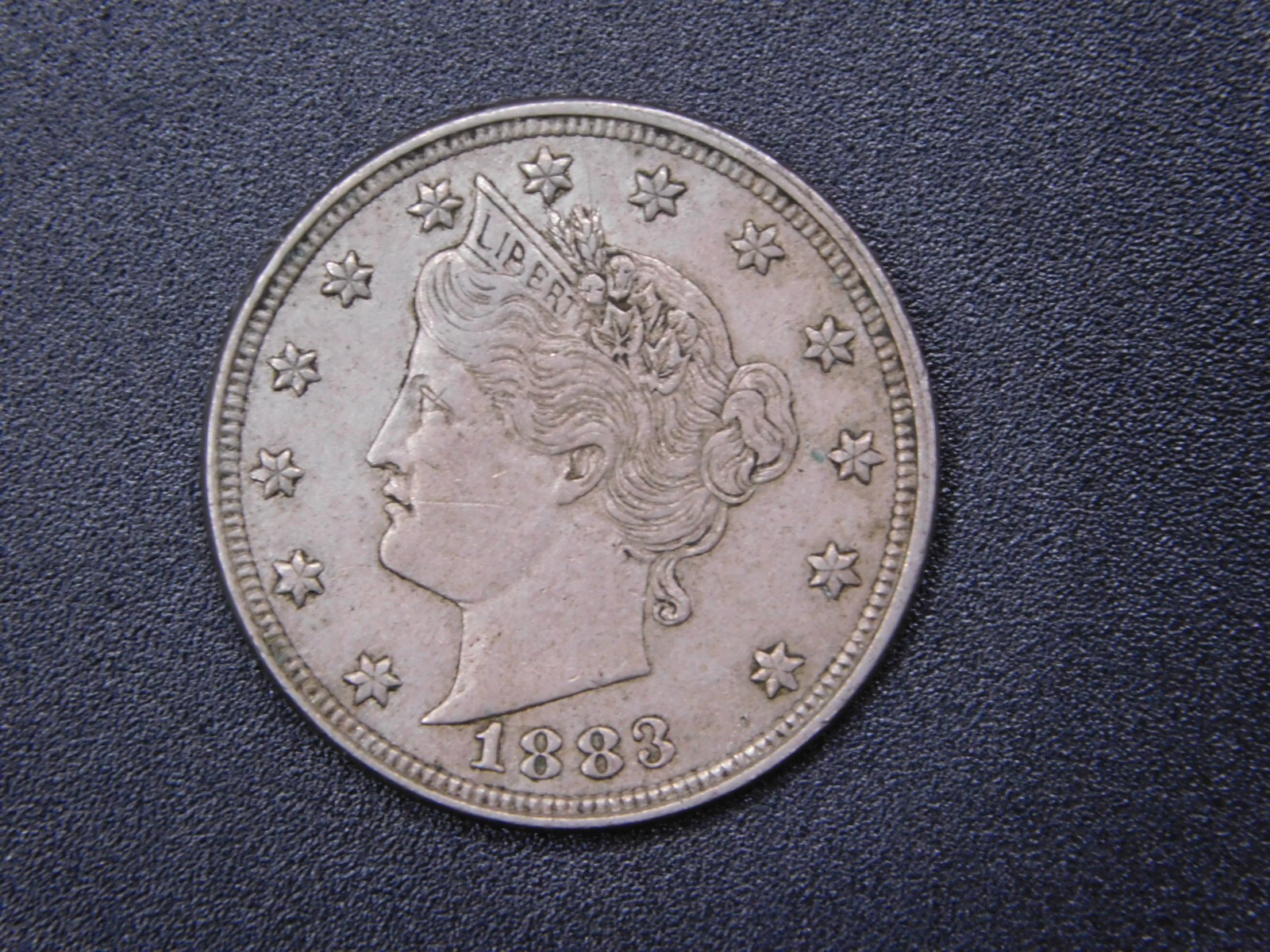 US COIN 1883 LIBERTY NICKEL NO CENTS