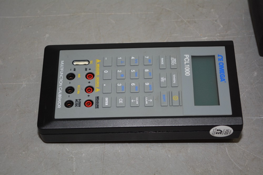 ^ Omega PCL1000 Handheld Multifunction Calibrator W/ Pressure Module Adapter