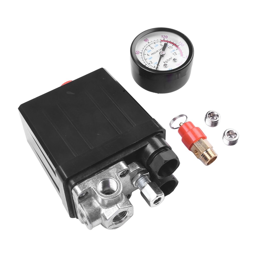 Precise 175psi 4 Port Air Compressor Pressure Switch for Personal Workshops