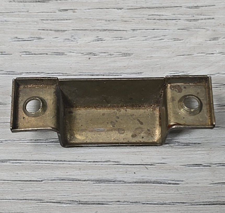 Antique Solid Brass Cabinet Latch T-Handle Spring Cupboard Turn Pantry Hardware