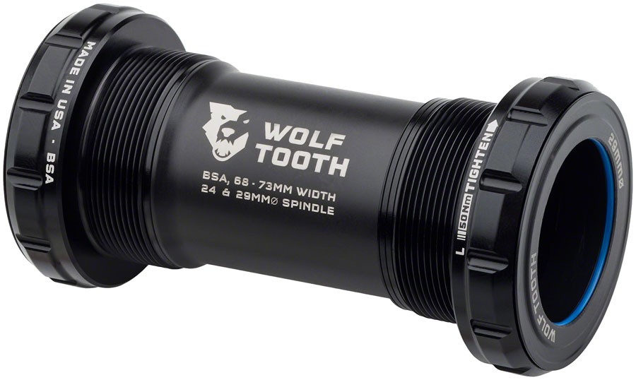 Wolf Tooth BSA Bottom Bracket - Lightweight, Durable, Weather-Sealed for 29mm