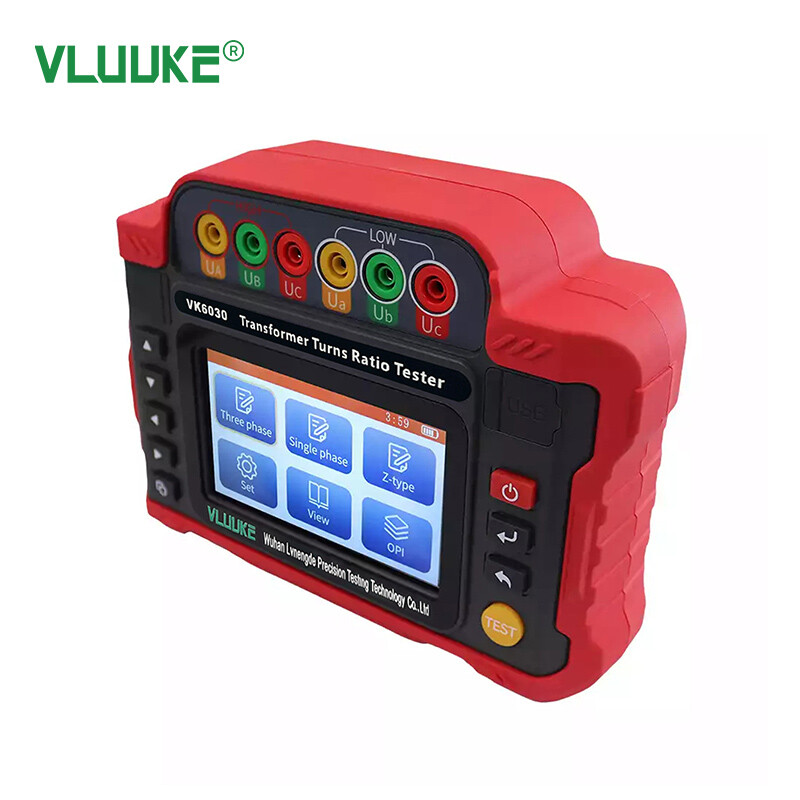 Handheld Transformer Turns Ratio Tester Ratio Group Meter 3 Phase Single Phase