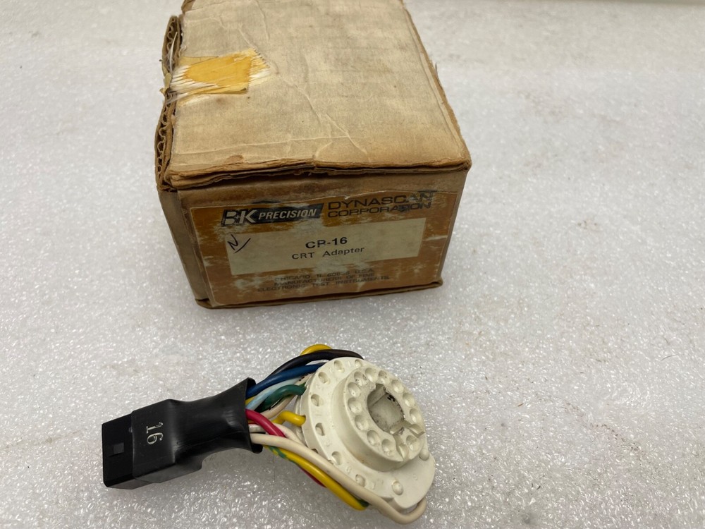 B & K Precision CRT Socket Adapter Model CR-16 For Models Dynascan