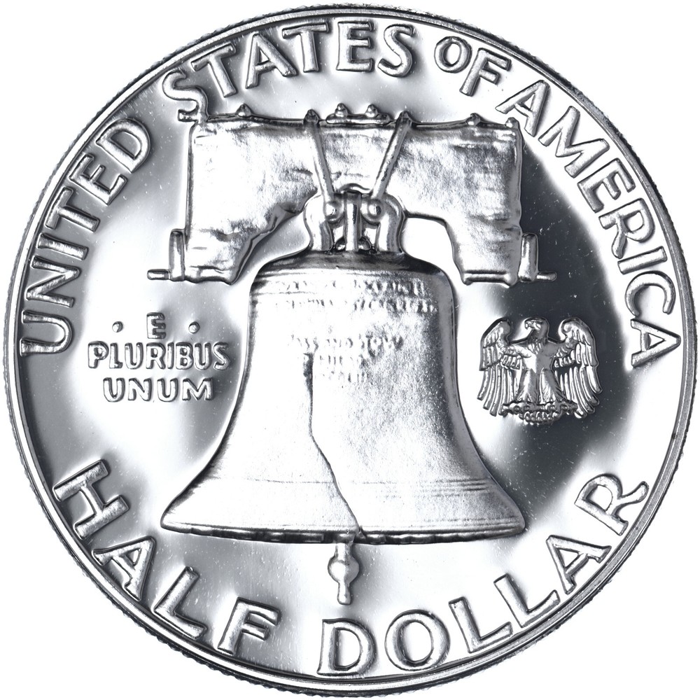 1958 (P) Franklin Half Dollar Gem Proof 90% Silver