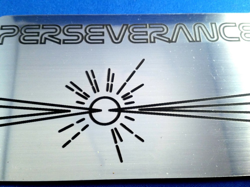 Perseverance Mars Rover Commemorative Plaque