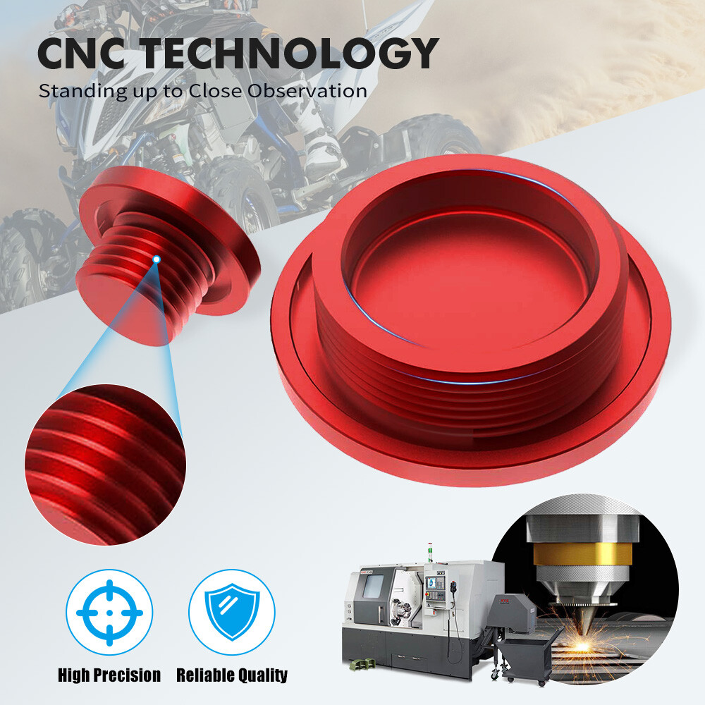 Engine Crankcase Cover Plugs Straight Screw For Yamaha Raptor 700 700R 2006-2023