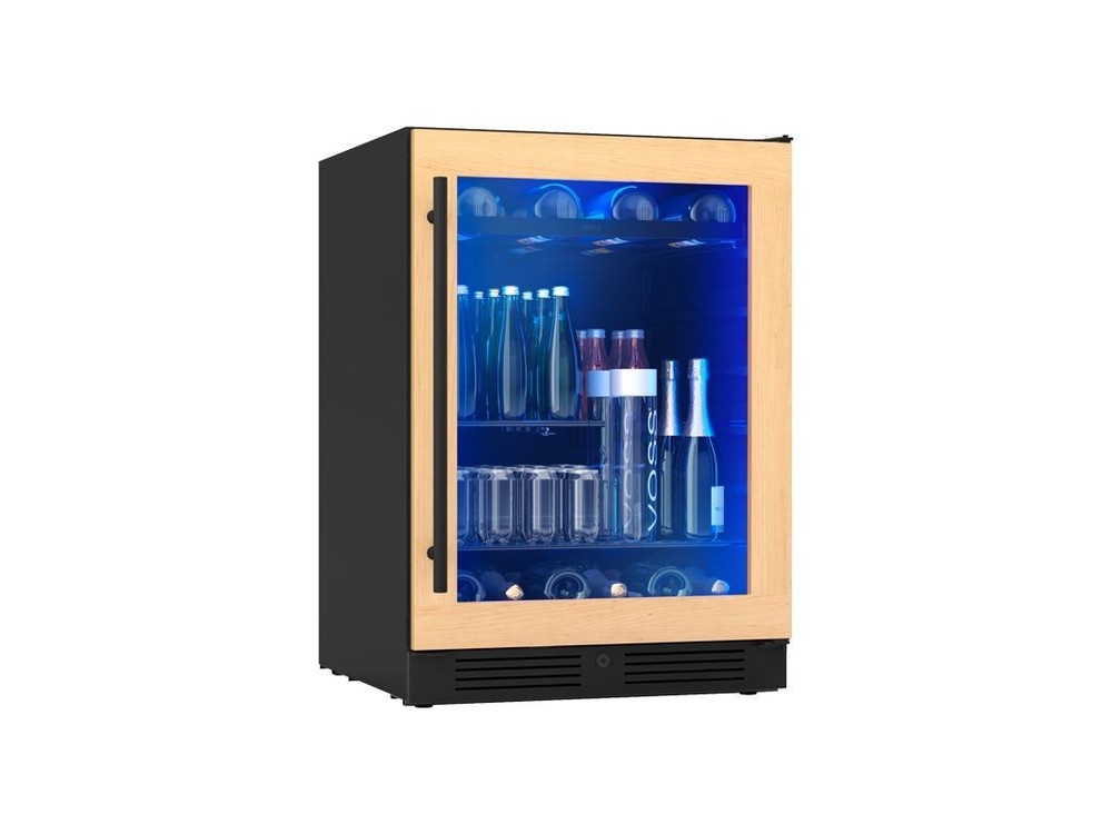 Zephyr 24 Inch Single Zone Beverage Cooler Mini Fridge Panel Ready PRB24C01CPG